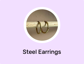 Steel Earrings