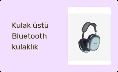 Kulak üstü Bluetooth kulaklık