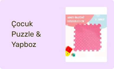 Çocuk Puzzle & Yapboz