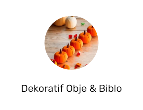 Dekoratif Obje & Biblo