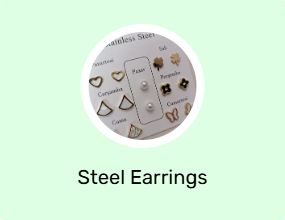 Steel Earrings