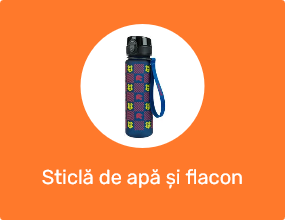 Sticlă de apă și flacon de apă