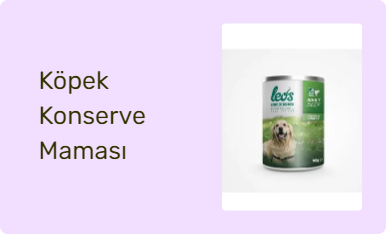 Köpek Konserve Maması