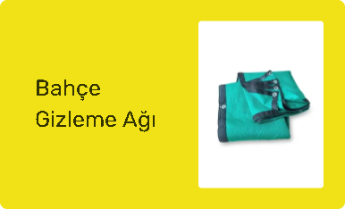 Bahçe Gizleme Ağı