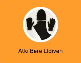 Atkı Bere Eldiven Takımı