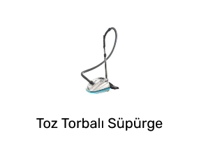Toz Torbalı Süpürge