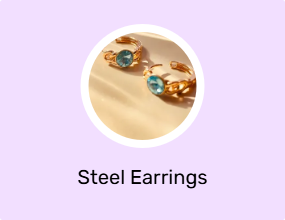 Steel Earrings