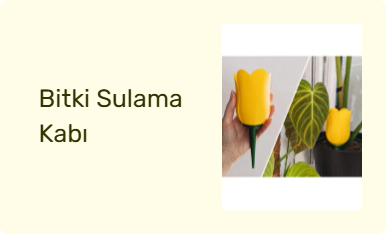 Bitki Sulama Kabı