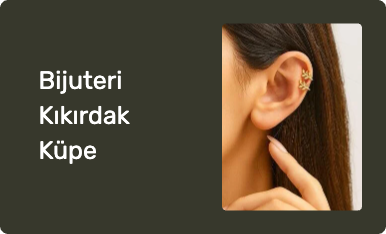 Bijuteri Kıkırdak Küpe