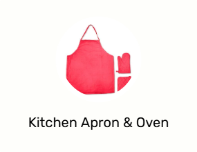 Kitchen Apron & Oven Mitts