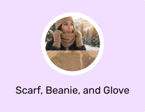 Scarf, Beanie, and Glove Sets
