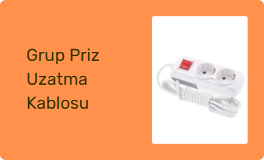 Grup Priz Uzatma Kablosu