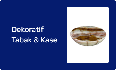 Dekoratif Tabak & Kase