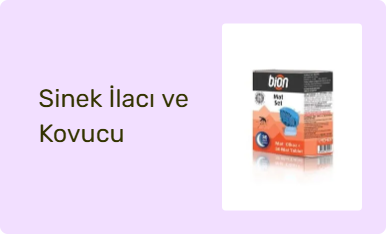 Sinek İlacı ve Kovucu