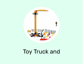 Toy Truck and Construction Equipment