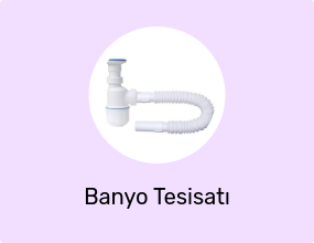 Tahliye Taslı Lavabo Evye Sifonu - Depolu Lavabo Evye Gider Borusu