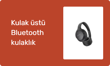 Kulak üstü Bluetooth kulaklık