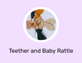 Teether and Baby Rattle