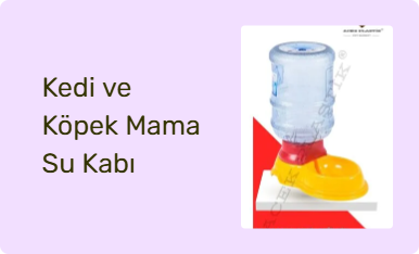 Kedi ve Köpek Mama Su Kabı