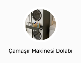Çamaşır Makinesi Dolabı