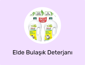 Elde Bulaşık Deterjanı