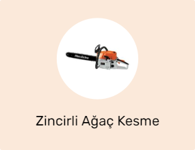 Zincirli Ağaç Kesme Makinesi