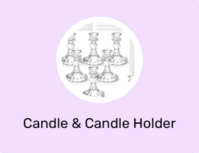Candle & Candle Holder