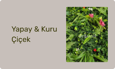 Yapay & Kuru Çiçek