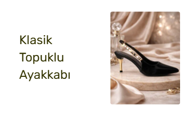 Klasik Topuklu Ayakkabı