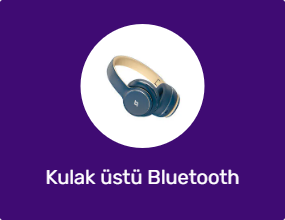Kulak üstü Bluetooth kulaklık