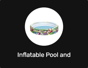 Inflatable Pool and Accessories