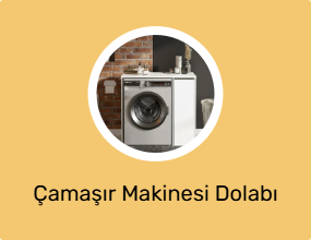 Çamaşır Makinesi Dolabı
