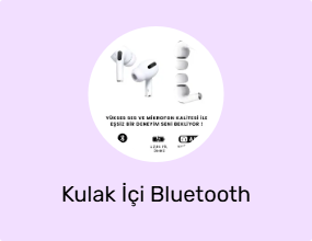 Kulak İçi Bluetooth Kulaklık