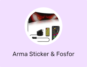 Arma Sticker & Fosfor Şerit