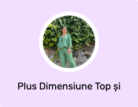 Plus Dimensiune Top și Bottom Set