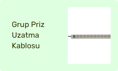 Grup Priz Uzatma Kablosu