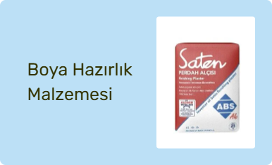 Boya Hazırlık Malzemesi