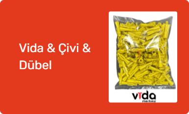 Vida & Çivi & Dübel