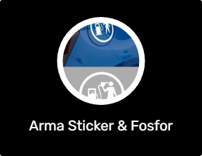 Arma Sticker & Fosfor Şerit