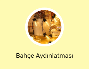 Bahçe Aydınlatması