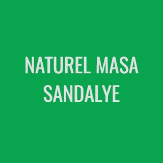 NATUREL MASA SANDALYE