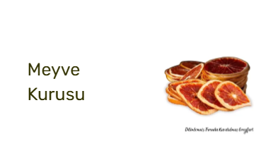 Meyve Kurusu