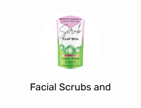 Facial Scrubs and Exfoliators