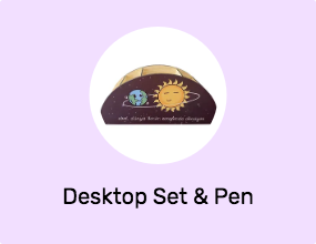 Desktop Set & Pen Holder & Business Card Holder