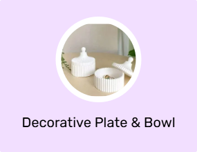 Decorative Plate & Bowl
