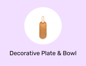Decorative Plate & Bowl