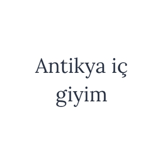 Antikya iç giyim