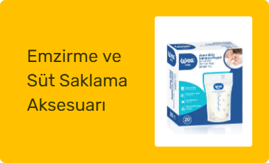 Emzirme ve Süt Saklama Aksesuarı