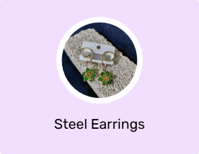 Steel Earrings