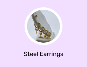 Steel Earrings